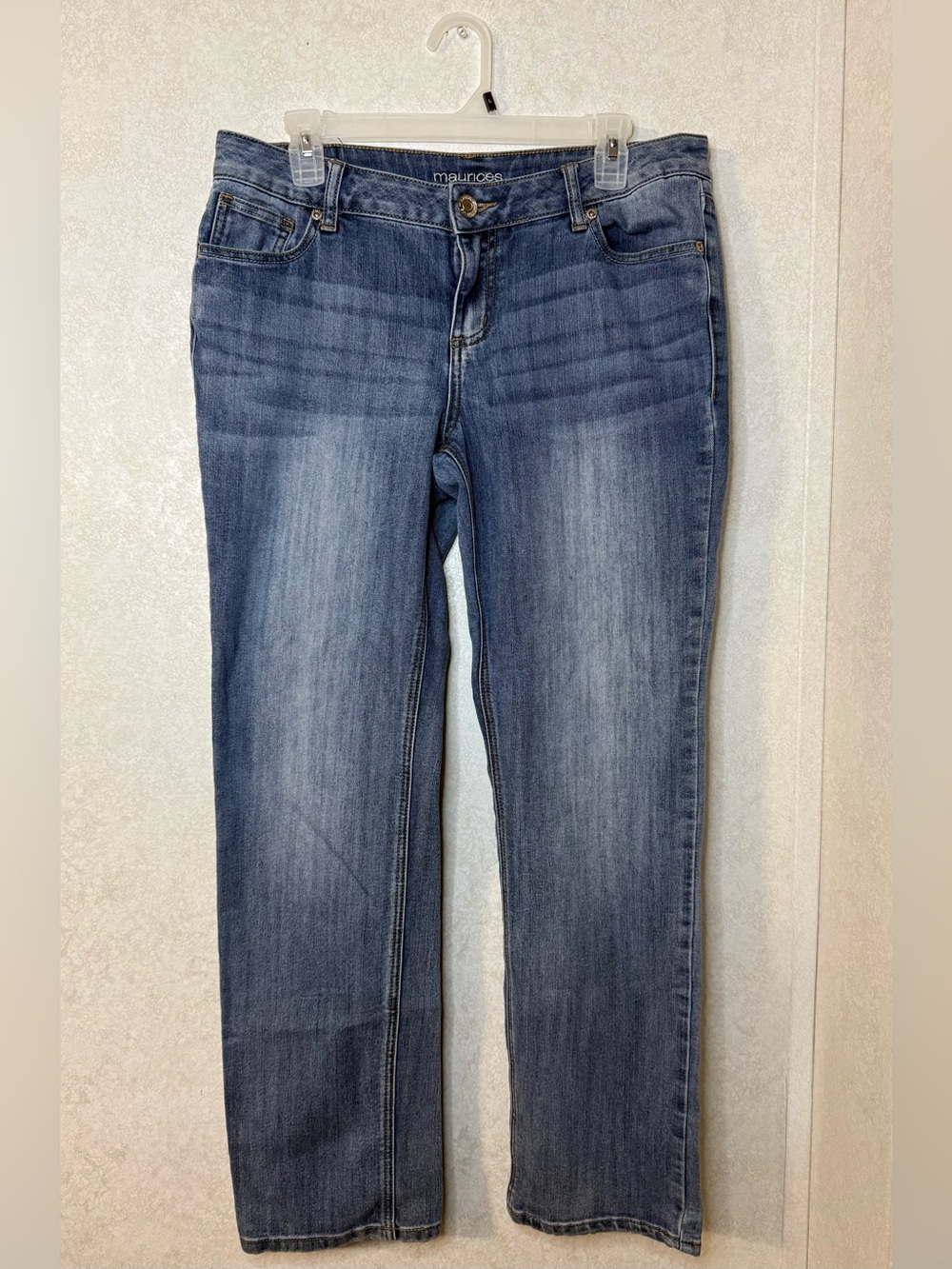 Maurices Medium Blue Straight-Leg Jeans